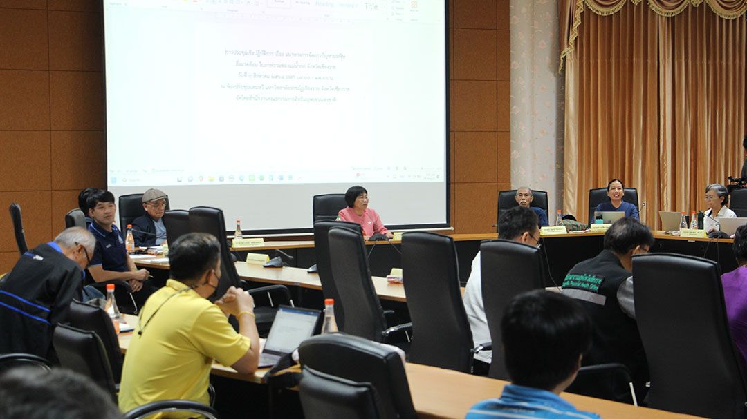 ชงรัฐบาลตั้งศูนย์ตรวจมลพิษแม่น้ำในเชียงราย แนะรัฐเร่งสำรวจเยียวยาผู้ได้รับผลกระทบ
