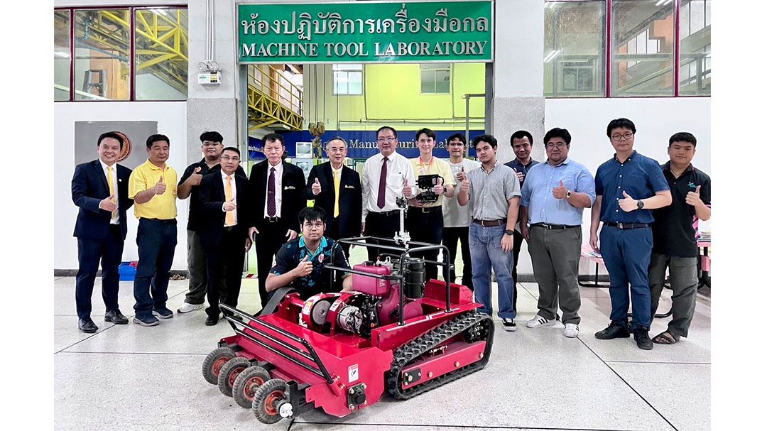 มจพ. สร้างหุ่นยนต์อัจฉริยะกวาดล้างทุ่นระเบิดให้กองกำลังสุรนารี กองทัพบก