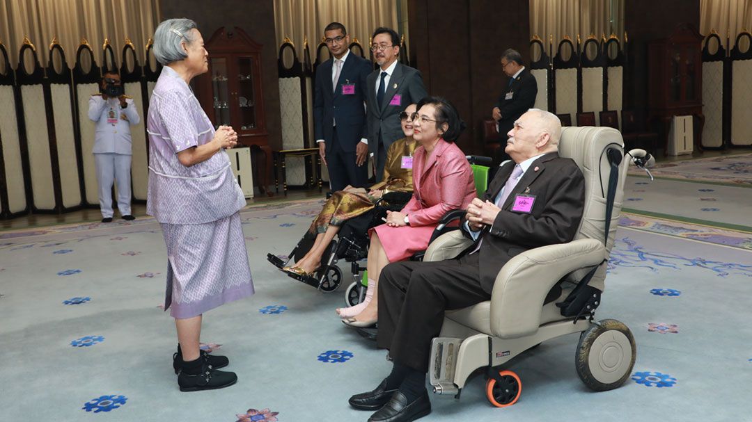 'กรมสมเด็จพระเทพฯ' พระราชทานพระราชวโรกาสให้ 'หม่อมเจ้าชาตรีเฉลิม ยุคล' เฝ้าฯ