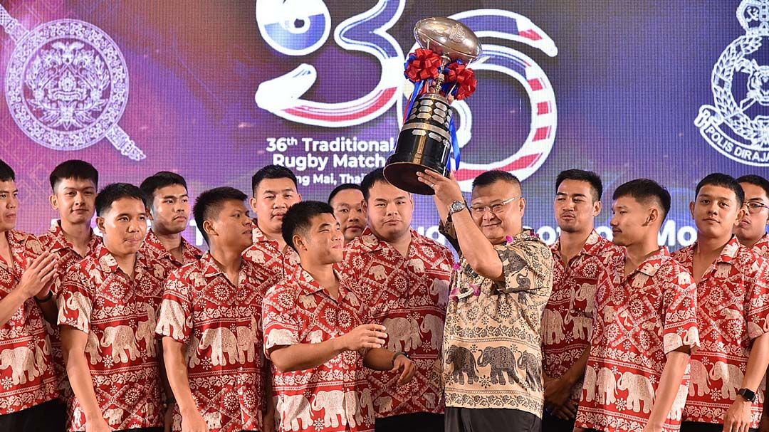 ‘ทีมสำนักงานตำรวจแห่งชาติ’คว้าชัยรักบี้ฟุตบอลประเพณีตำรวจไทย-มาเลเซีย ชิงถ้วยรุจิรวงศ์ ครั้งที่36
