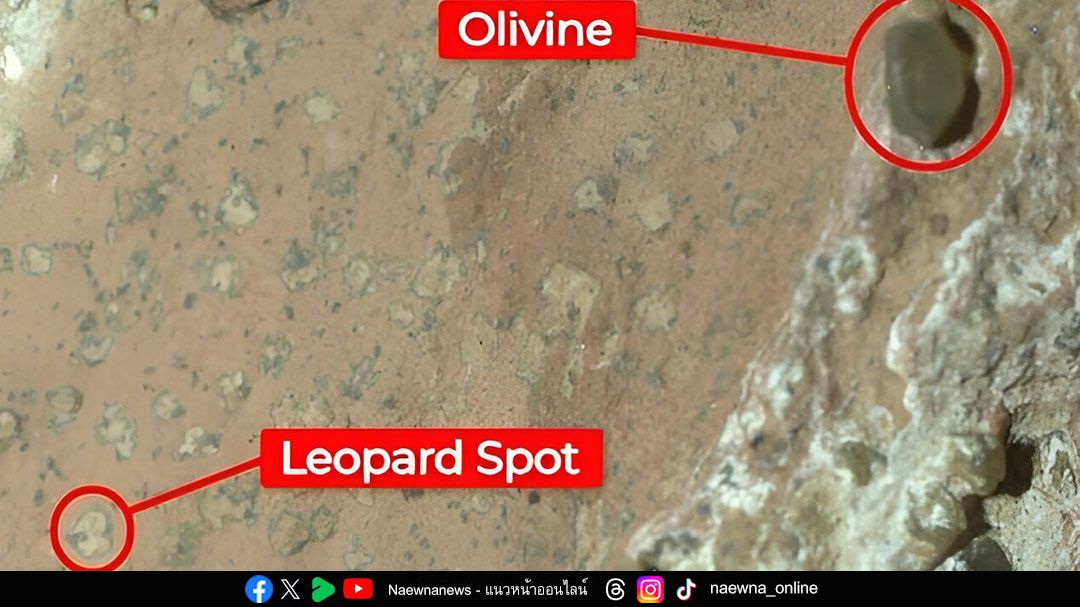 Science Update : พบสัญญาณสิ่งมีชีวิตโบราณบนดาวอังคาร