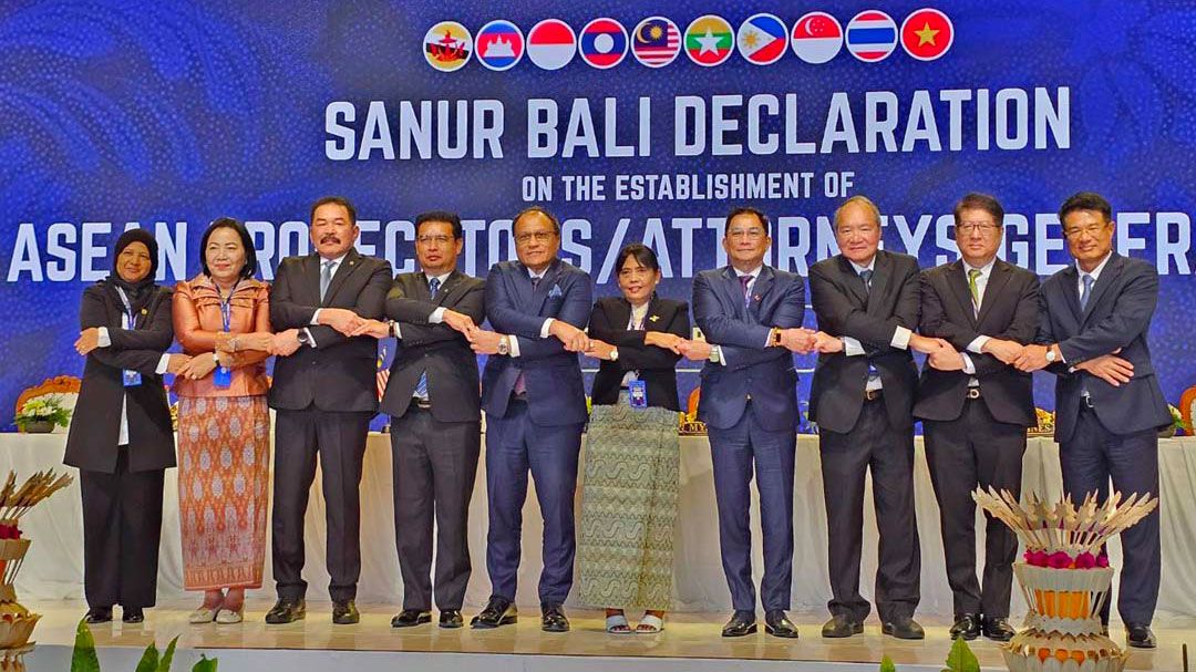 'อสส.'ลงนามความร่วมมือ'อสส.ชาติอาเซียน' รุกมาตรการปราบปรามอาชญากรรมข้ามชาติ