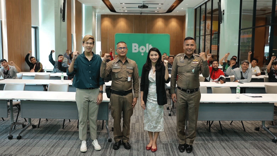 โบลท์ ร่วมกับกองบังคับการตำรวจจราจร จัดงาน Bolt Road Safety เสริมสร้างความปลอดภัย เพื่อทุกคนบนท้องถนน