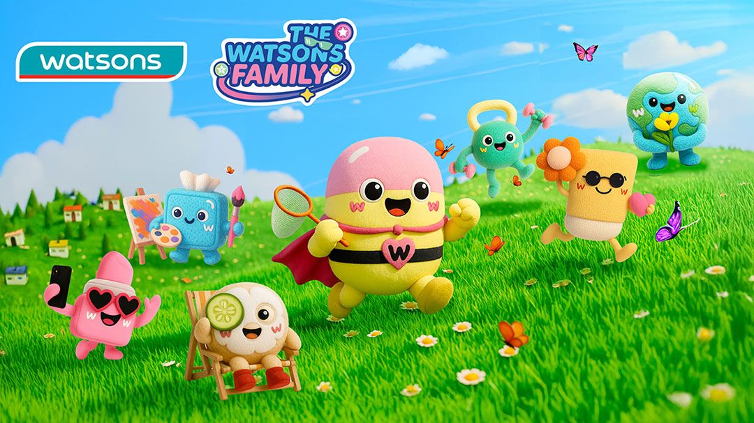 วัตสัน เปิดตัว IP คาแรกเตอร์สุดพิเศษ The Watsons Family ครอบคลุมทั่วเอเชีย
