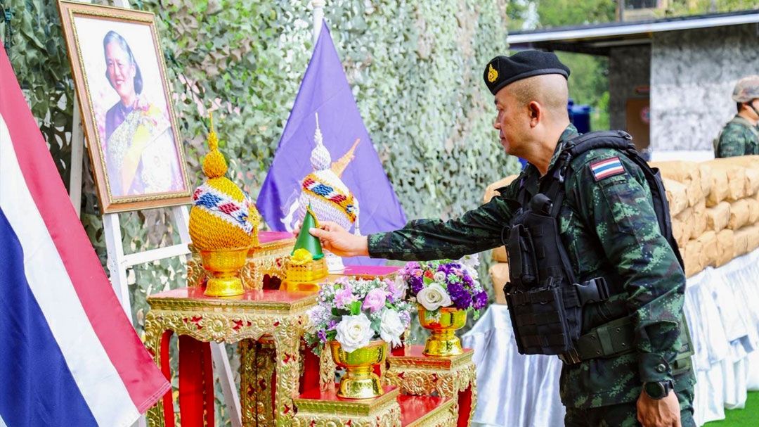 กรมสมเด็จพระเทพฯ พระราชทานปูนซีเมนต์ ปรับปรุงที่พักกำลังพลชายแดนไทย-กัมพูชา