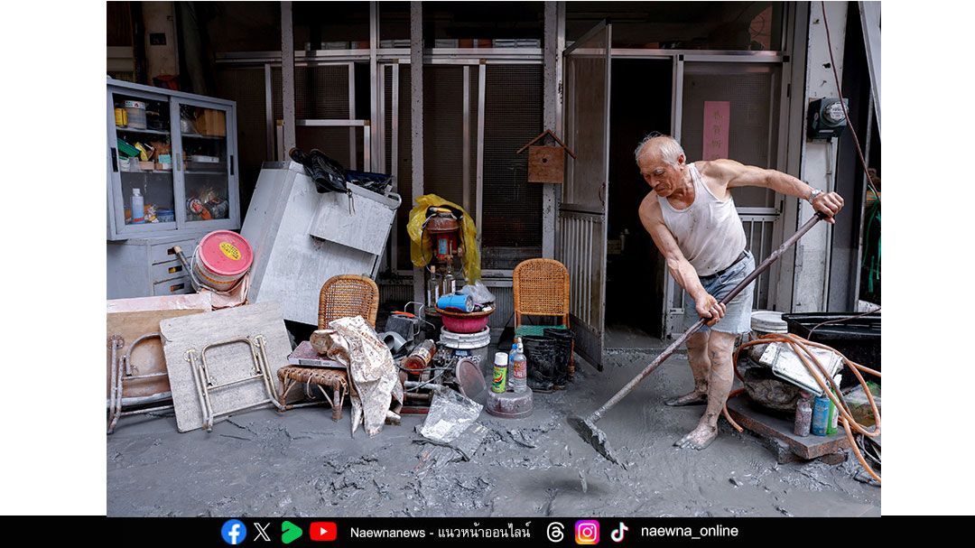 ภาพเด็ดประจำสัปดาห์ : จีน-ฮ่องกง-ไต้หวันเก็บกวาด หลังซูเปอร์ไต้ฝุ่นรากาซาถล่มหนัก