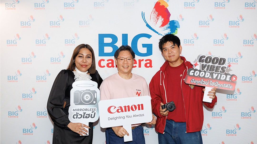 'กอล์ฟมาเยือน'แชร์เคล็ดลับ! Canon จัดเวิร์กชอป ชวนครีเอเตอร์สร้างสรรค์คอนเทนต์