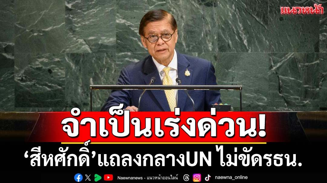 จำเป็นเร่งด่วน! นักวิชาการทุบเปรี้ยง‘สีหศักดิ์’แถลงกลางUN ไม่ขัด‘รัฐธรรมนูญ’