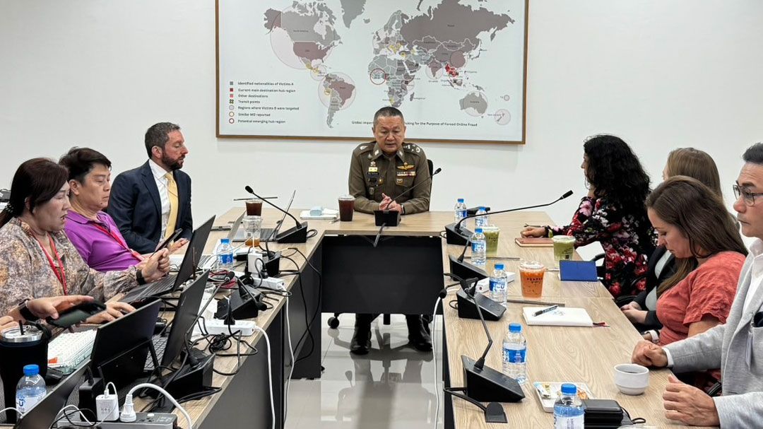 จเรตำรวจแห่งชาติ ขยายความร่วมมือ Warroom IAC หารือผู้แทน INL