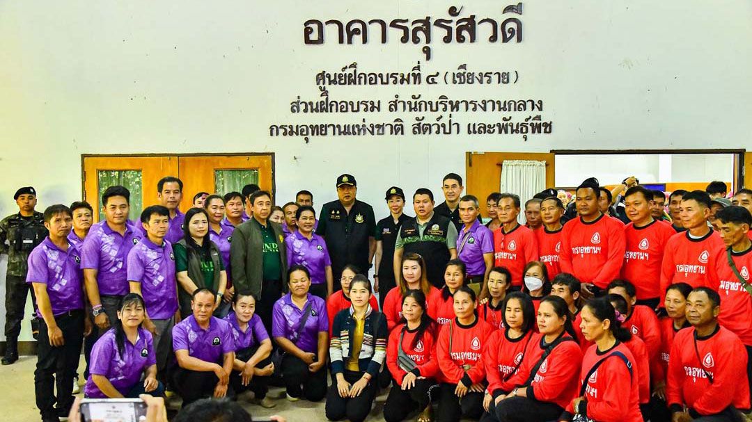 'สุชาติ'ลงพื้นที่เชียงราย ตรวจเยี่ยมให้กำลังใจกำลังพล'ป่าไม้-อุทยานฯ'