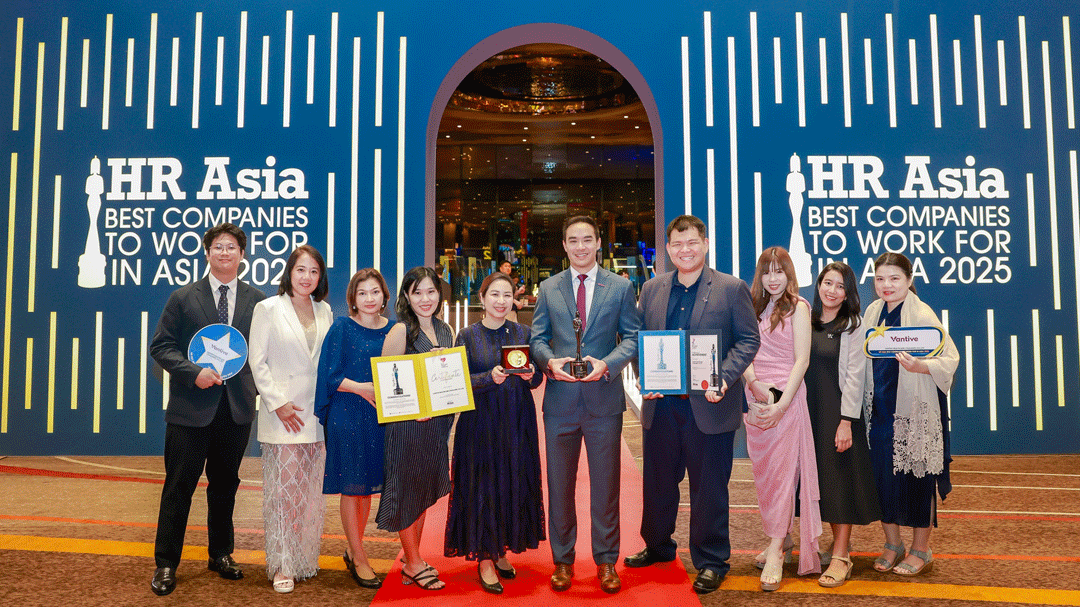 ‘แวนทีฟ’ คว้า 2 รางวัล ‘HR Asia 2025’ ตอกย้ำองค์กรที่พนักงานคือหัวใจ