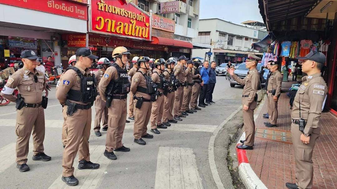 ‘ตำรวจลำปาง’ออกตรวจเข้มพื้นที่ ป้องกันโจรปล้นทอง