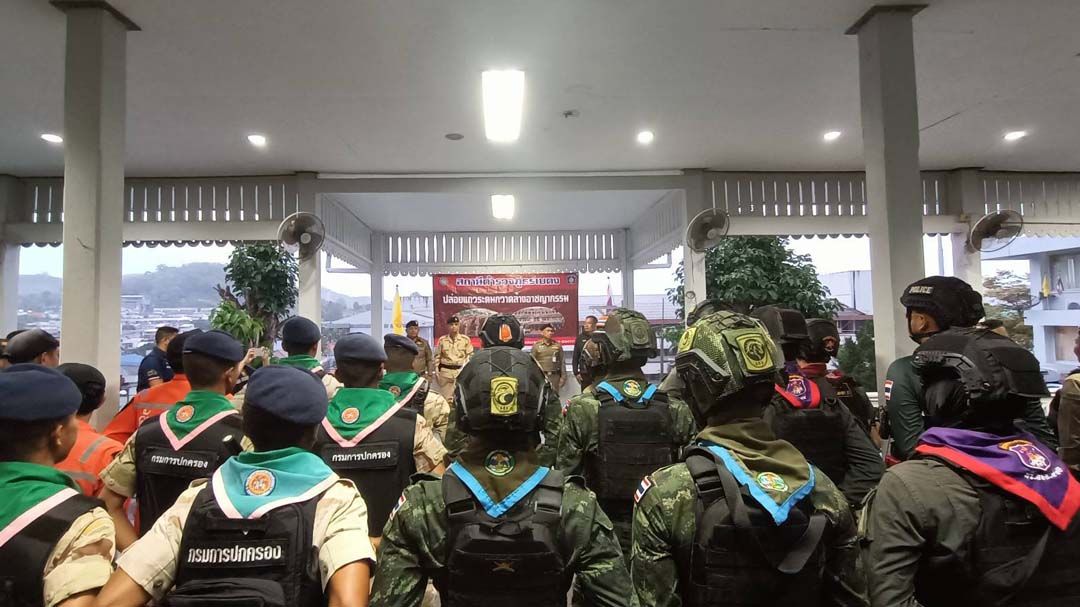 ‘เบตง’ปล่อยแถว‘กองกำลังพิทักษ์เมือง’ ป้องกันผู้ก่อความไม่สงบสร้างความปั่นป่วน