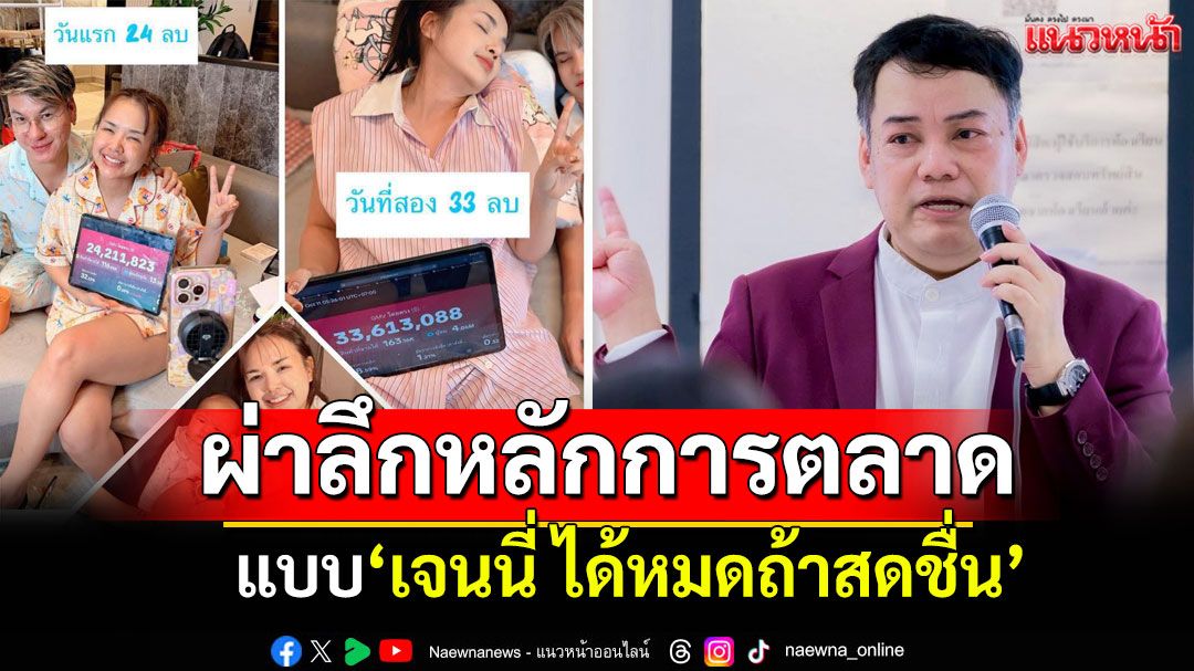 'ม่อน ศุภกิตติ์'ผ่าลึกหลักการตลาดแบบ'เจนนี่ ได้หมดถ้าสดชื่น'
