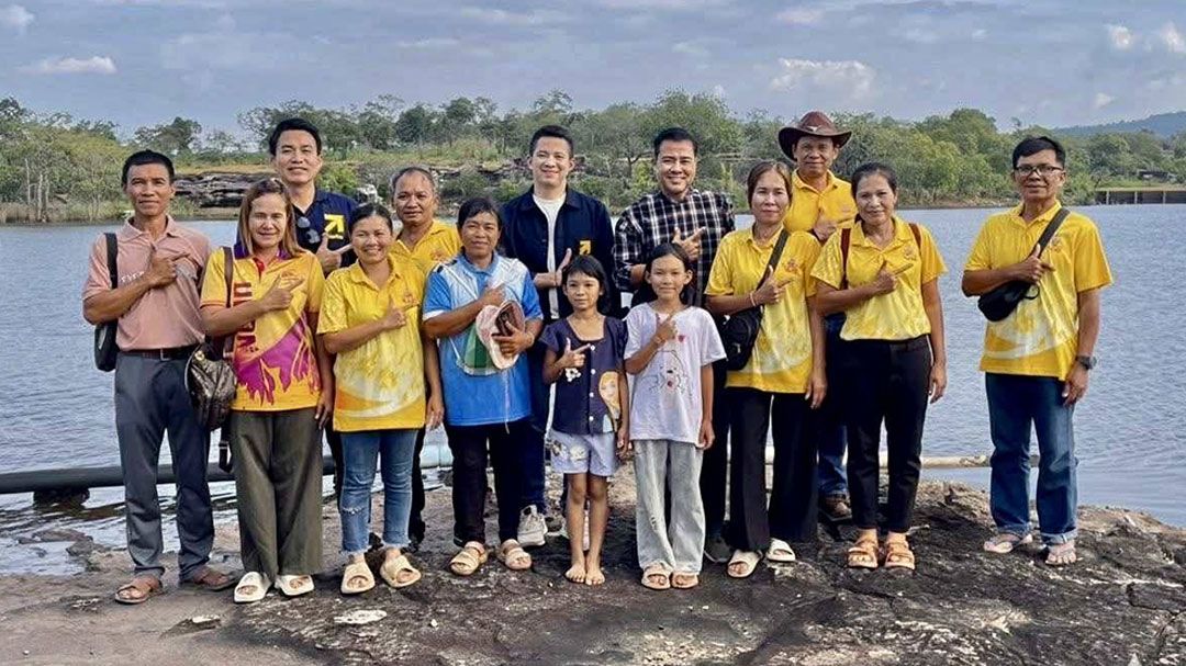พรรคไทยก้าวใหม่ชื่นชม 'ผาชันโมเดล' หมู่บ้านต้นแบบจัดการน้ำโดยชุมชน