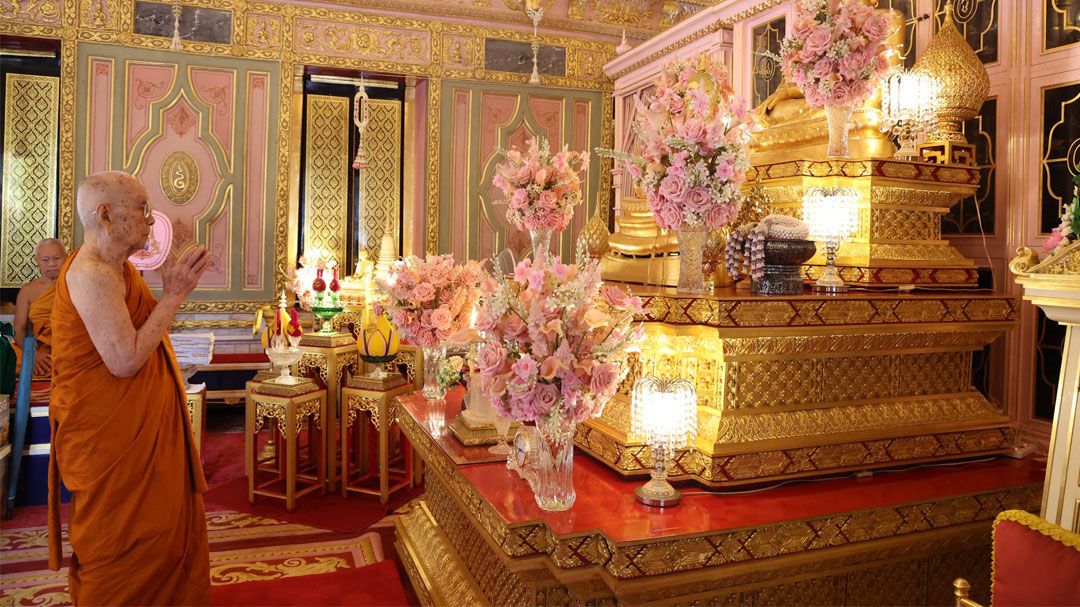 สมเด็จพระสังฆราช ทรงบำเพ็ญพระกุศล อุทิศถวายพระราชกุศล สมเด็จพระพันปีหลวง
