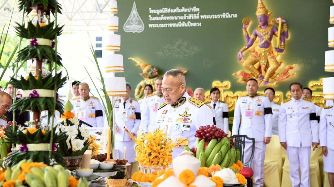 ‘พล.อ.อ.สถิตย์พงษ์’เป็นประธานในพิธีบวงสรวงการแสดงโขนมูลนิธิส่งเสริมศิลปาชีพ ตอน‘สัตยาพาลี’