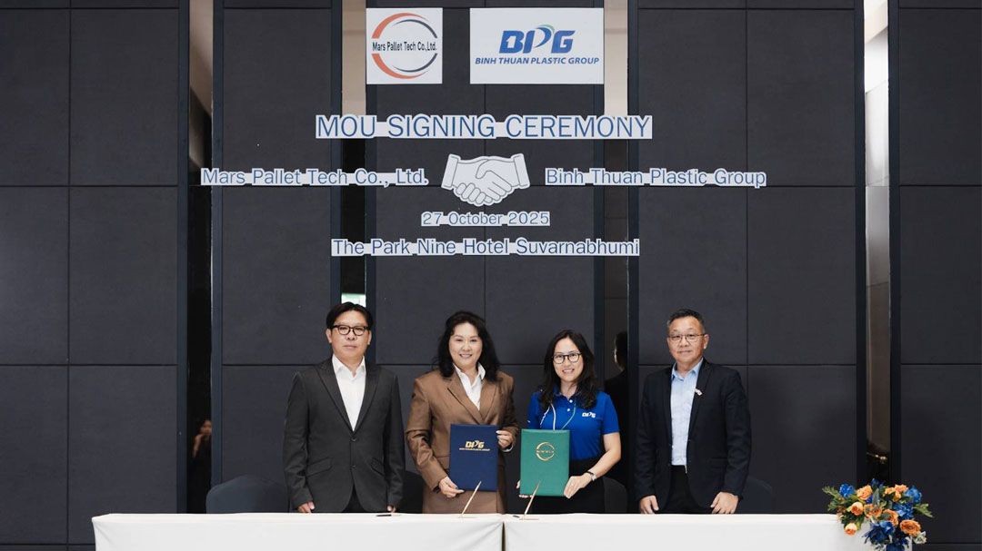 บริษัท มาร์ส พาเลทเทค จำกัด จับมือกับ บริษัท Binh Thuan Plastic Group จัดตั้งบริษัทร่วมทุน BMG