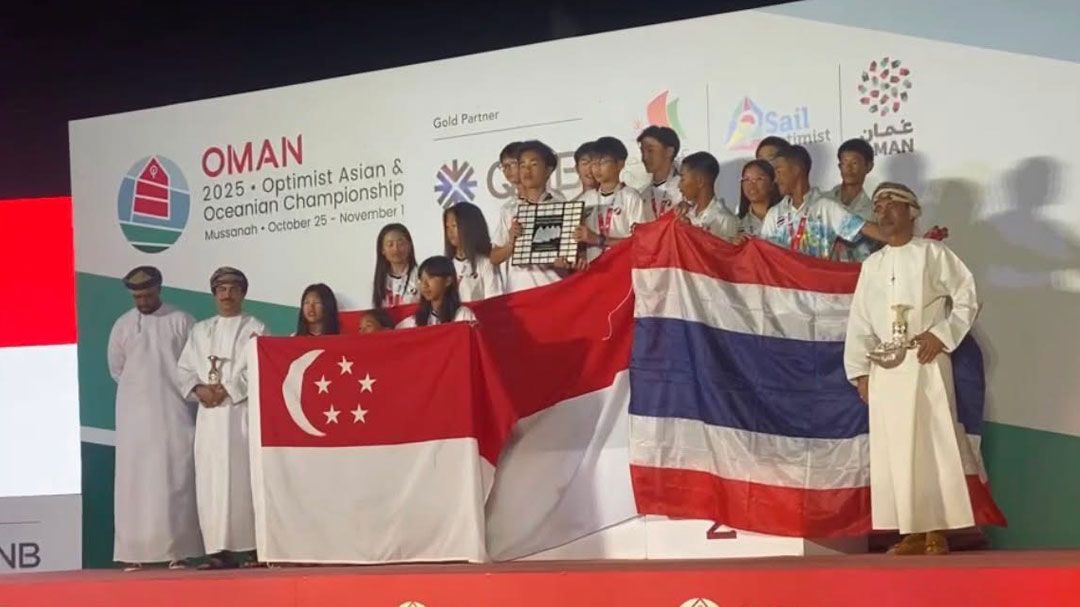 สุดยอด'ศรวิชญ์ นาคสุข'ผงาดคว้าแชมป์เรือใบเอเชีย Optimist ที่โอมานนำทัพไทยกวาดความสำเร็จระดับทวีป