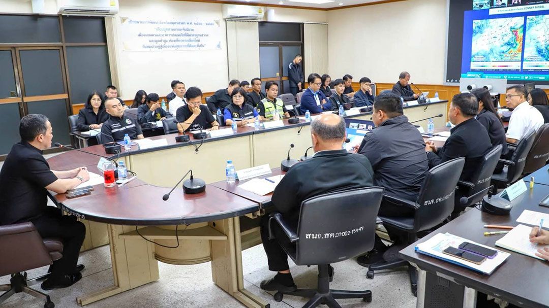 สมุทรสาครเตรียมรับพายุ“คัลแมกี” ให้การช่วยเหลือ ปชช.อย่างรวดเร็ว