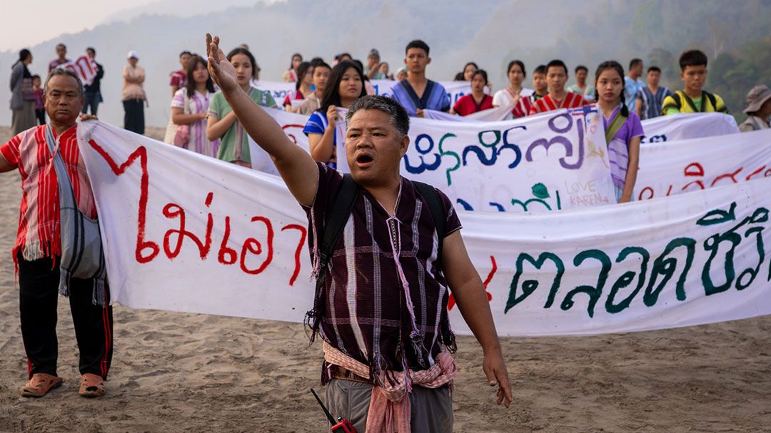 'เครือข่ายภาคประชาชน'สุดทน วอนยุติเหมืองก่อมลพิษลงแม่น้ำสาละวิน