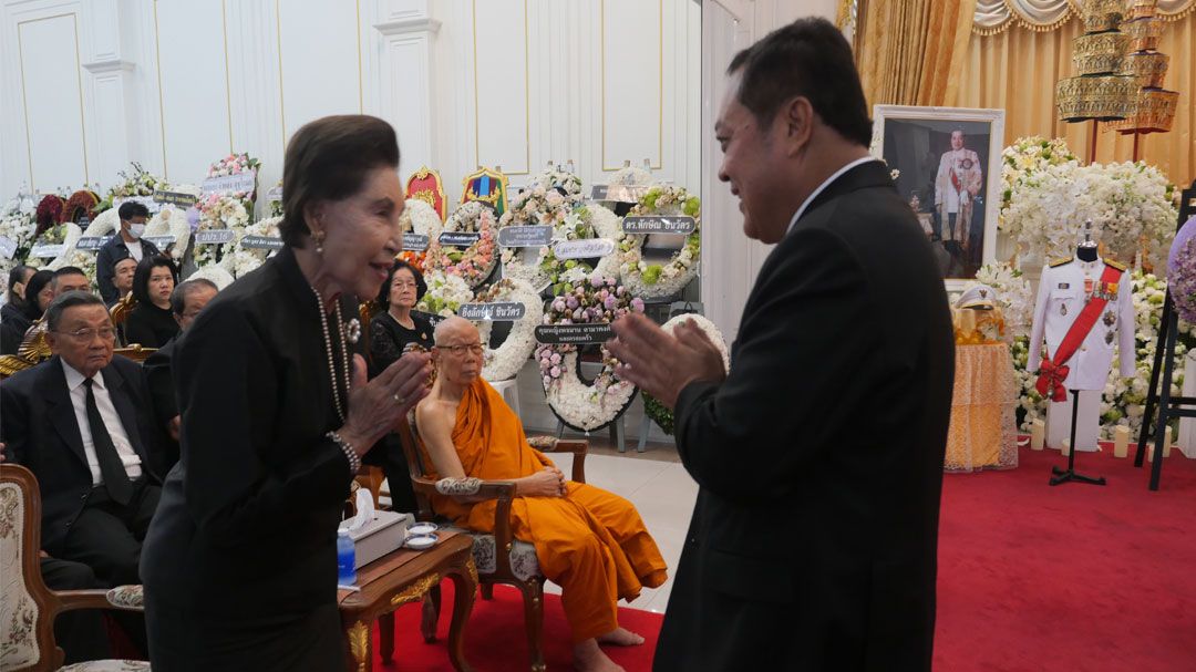 “พ.ต.อ.ทวี สอดส่อง”ร่วมพิธีสวดพระอภิธรรม 