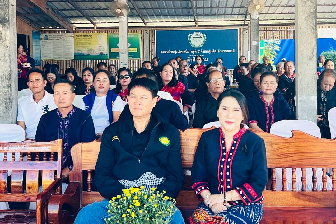 'เอกภาพ - ดร.รัชนี พลซื่อ' เข้าร่วมพิธีเปิดหมู่บ้านท่องเที่ยวโอทอปนวัตวิถี จ.ร้อยเอ็ด