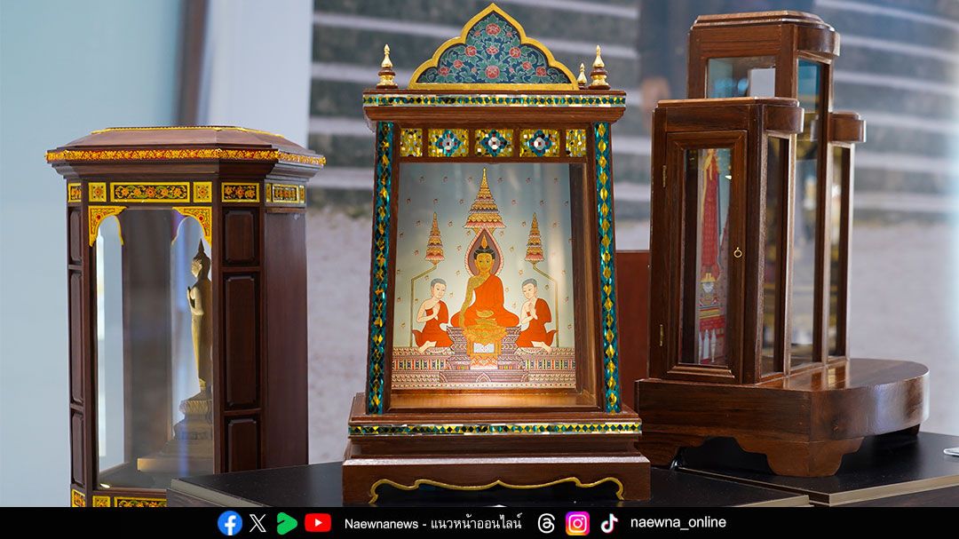 ‘ขวัญเรือน ตู้พระโบราณจิตรกรรมไทย’ ผลงานทรงคุณค่าแห่งหัตถศิลป์ไทย