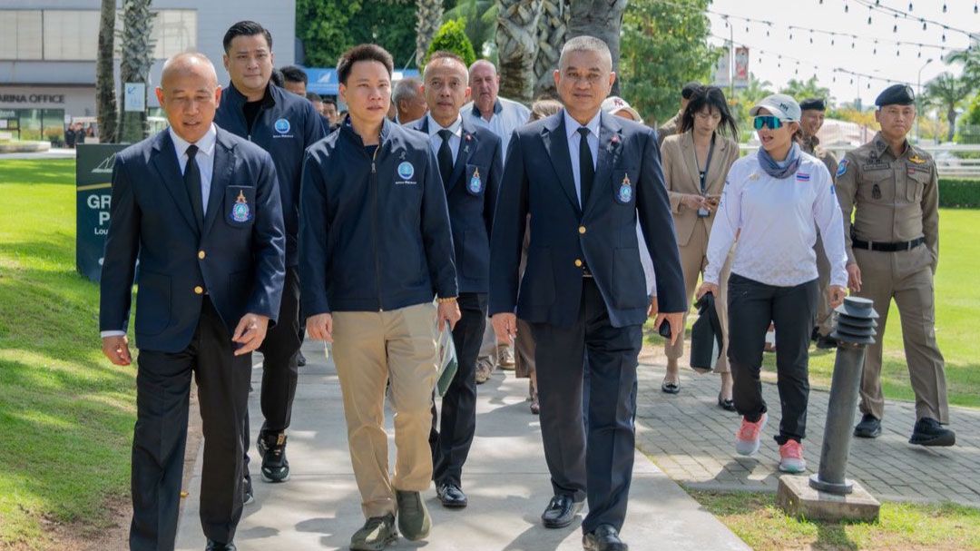 รมว.ท่องเที่ยวและกีฬา ติดตามการเก็บตัวฝึกซ้อมและทดสอบสนามแข่งขัน กีฬาแข่งเรือใบ ในซีเกมส์ ครั้งที่ 33