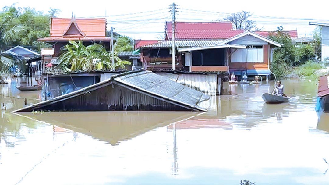 เจ้าพระยาล้น ‘อ่างทอง-สิงห์บุรี-อยุธยา’อ่วม ‘เขื่อนภูมิพล’ยังไม่ระบายเพิ่ม