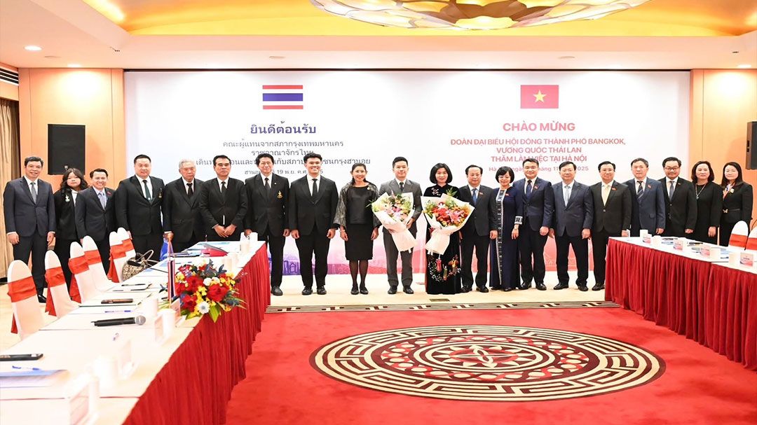 สภากทม. สานสัมพันธ์ 24 ปี สภาประชาชนฮานอย เดินหน้าความร่วมมือด้านเศรษฐกิจ-พัฒนาเมือง