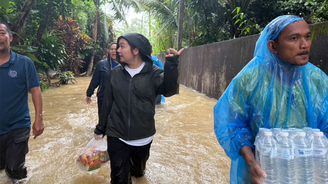 ‘ประธาน กมธ.ตำรวจ’ ประสาน ‘ภ.จว.ตรัง’ ขอ ตร.ร่วมสำรวจ-ช่วยชาวบ้านน้ำท่วม