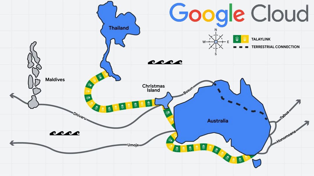 Google เปิดตัว TalayLink สายเคเบิลใต้น้ำแห่งใหม่ เสริมการเชื่อมต่อดิจิทัล ไทย-ออสเตรเลีย