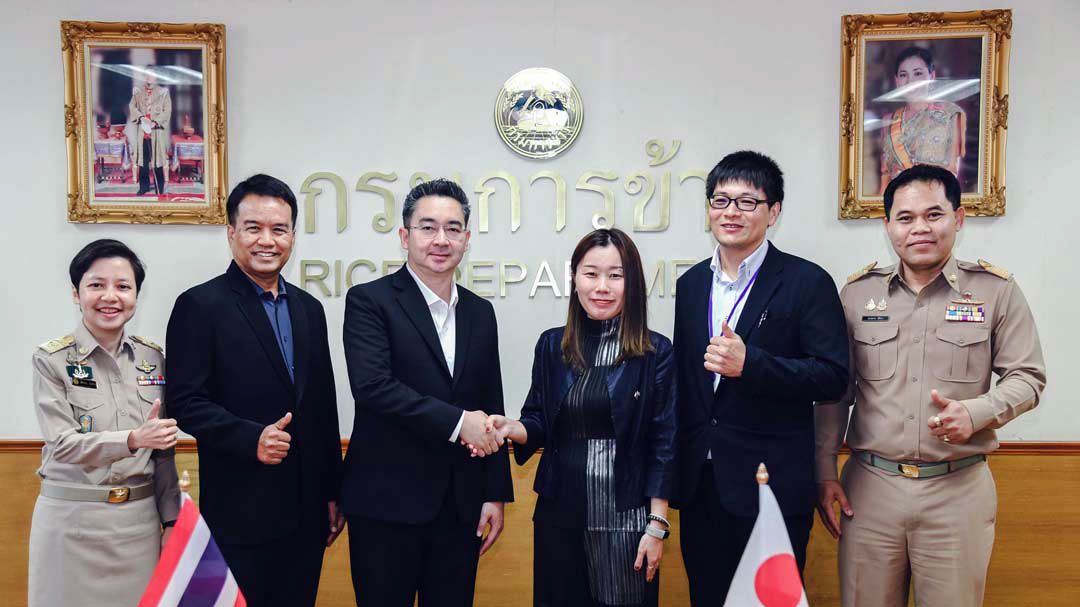 'อธิบดีกรมการข้าว'จับมือญี่ปุ่น เดินหน้าขายข้าวคาร์บอนต่ำในตลาดญี่ปุ่น