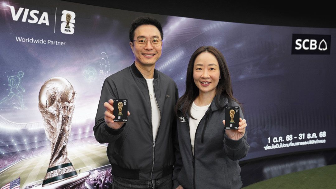 SCB ผนึก VISA ช้อปผ่านบัตร SCB PLANET VISA ลุ้นเชียร์รอบชิงฟุตบอลโลก