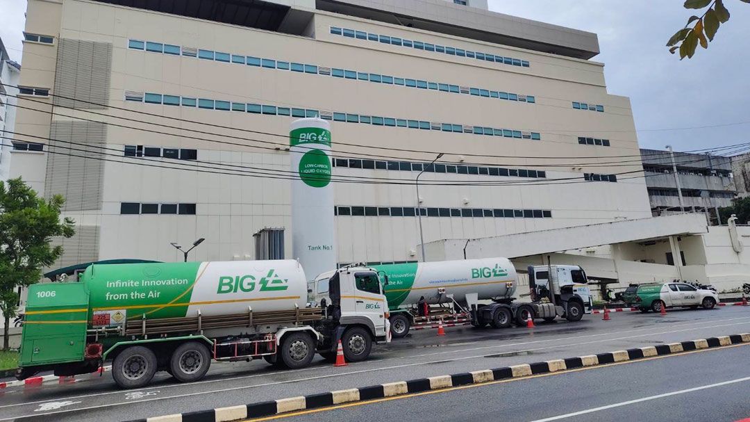 บีไอจีผนึกกำลังส่งออกซิเจนช่วย รพ.สงขลานครินทร์รับมือวิกฤตหาดใหญ่