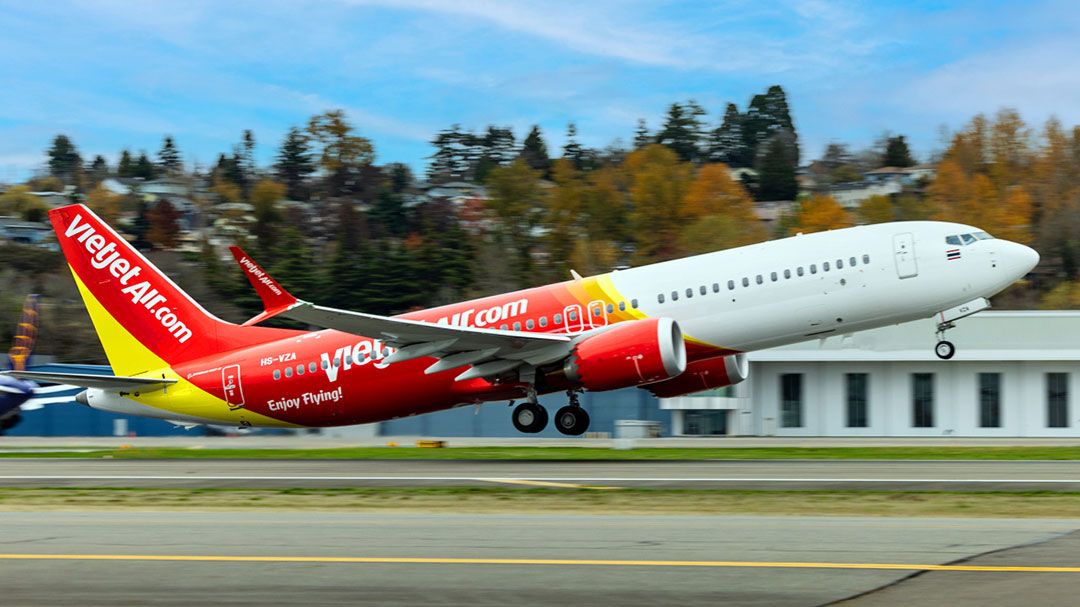เวียตเจ็ทไทยแลนด์ เดินหน้าขยายฝูงบินโบอิ้ง 737-8
