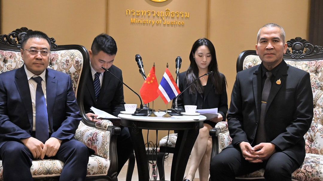 'รมว.ยุติธรรม' เผยผู้แทนจีนขอบคุณไทยส่งตัวผู้ร้ายข้ามแดน