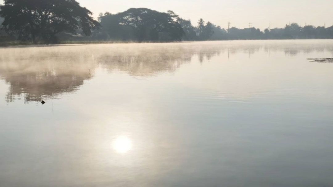 พะเยาหนาวสะท้าน! อุณหภูมิร่วง 8–9 องศา หมอกขาวลอยเหนือกว๊านงดงาม