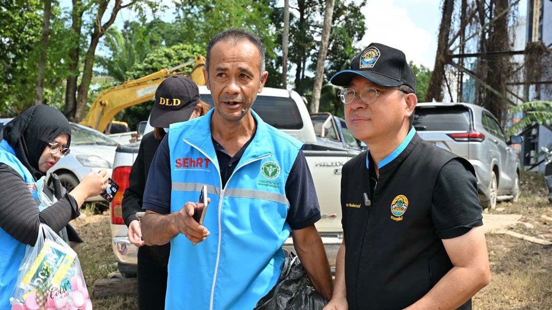 'อธิบดีกรมปศุสัตว์'ลงพื้นที่ เร่งจัดการซากสัตว์หลังน้ำ'หาดใหญ่'ลด