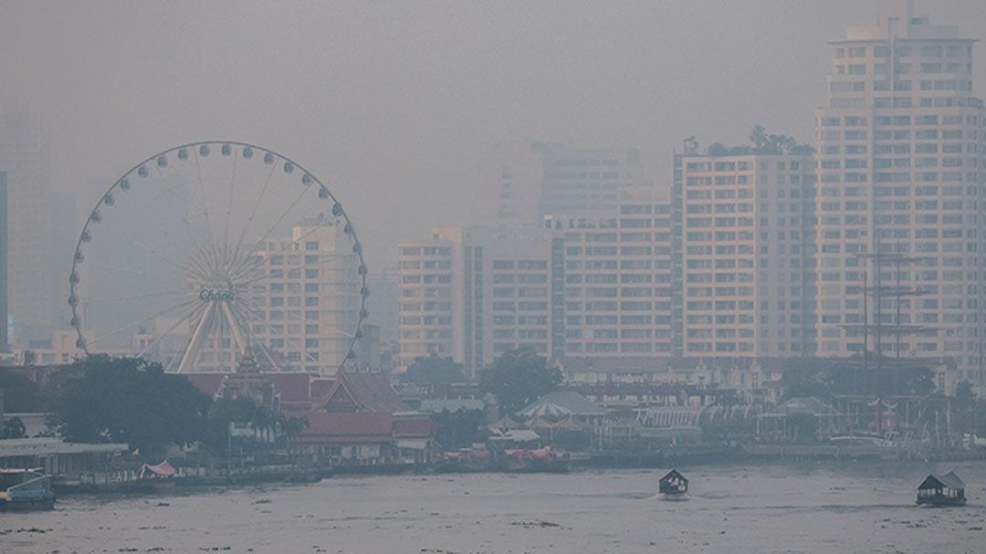 ​PM2.5กทม.พุ่ง ‘บางรัก’สูงสุดเกินเกณฑ์ รบ.เตือนปชช.ใส่แมสก์