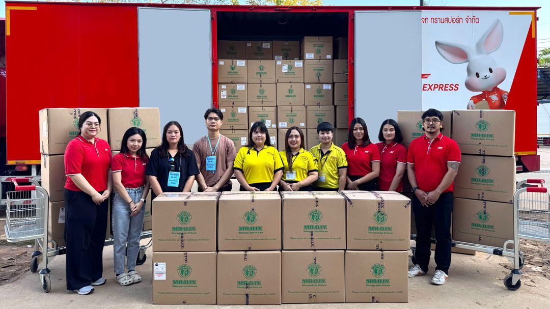 เจแอนด์ที เอ็กซ์เพรส ประเทศไทย  ผนึกกำลังพันธมิตร เร่งช่วยเหลือผู้ประสบอุทกภัยในภาคใต้