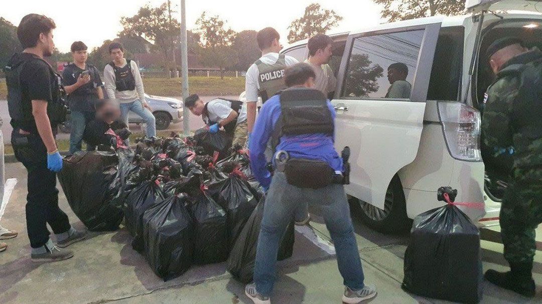 ยึด8ล้านเม็ด 'ตร.ทหาร'สกัดยาบ้า คาด่านตรวจเชียงราย