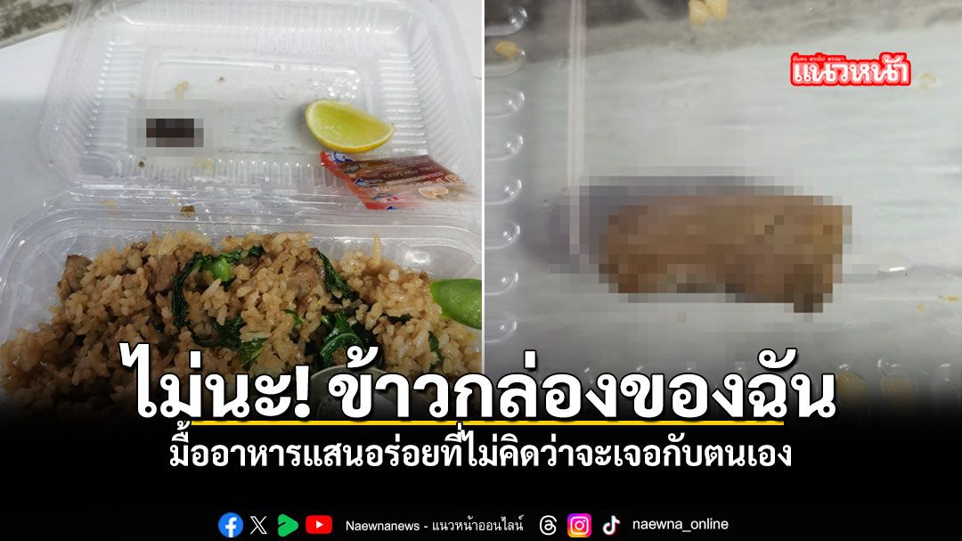 อวสาน มื้ออาหารแสนอร่อย เห็นแล้วอ้วกแทบพุ่ง