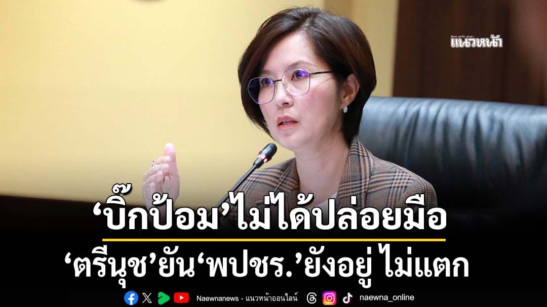 ปัดแพแตก!‘ตรีนุช’ยัน‘พปชร.’ยังอยู่ แจง‘บิ๊กป้อม’ไม่ได้ปล่อยมือ คอยให้คำปรึกษา