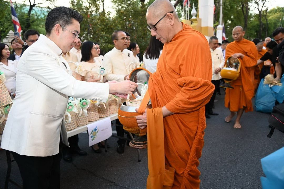 ‘อธิบดีกรมการข้าว’ ร่วมพิธีทำบุญตักบาตรปีใหม่ 2569 กระทรวงเกษตรฯ