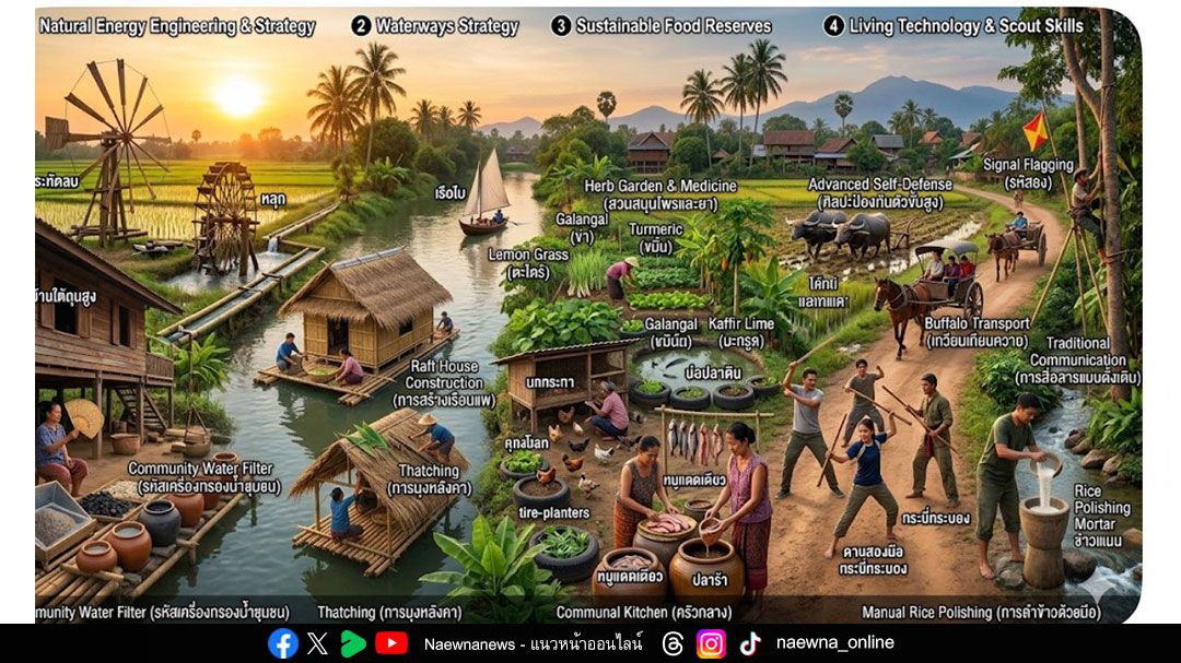 บทความพิเศษ : ยุทธศาสตร์ทางรอดของไทย เมื่อไร้น้ำมัน ไฟฟ้า และ อินเทอร์เน็ต