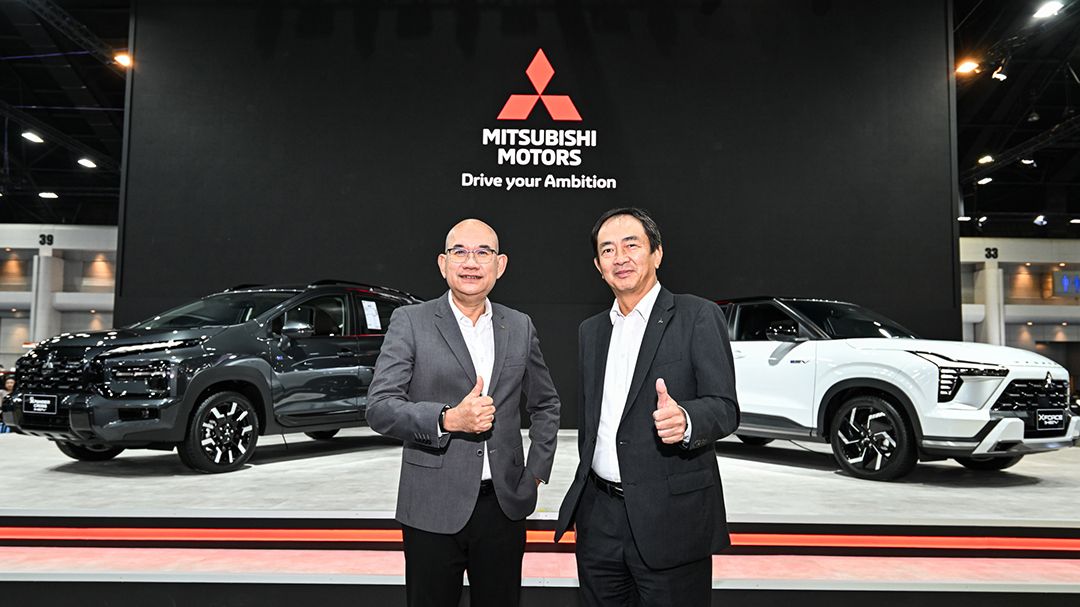มิตซูบิชิ จัดหนักไฮบริด! รับประกัน 7 ปี พร้อมโปร 0% ใน Motor Show 2026