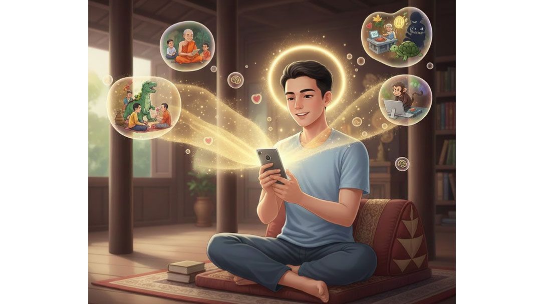 บทความพิเศษ : ‘นิทานแห่งความดี’ ขุมทรัพย์ในโทรศัพท์มือถือ