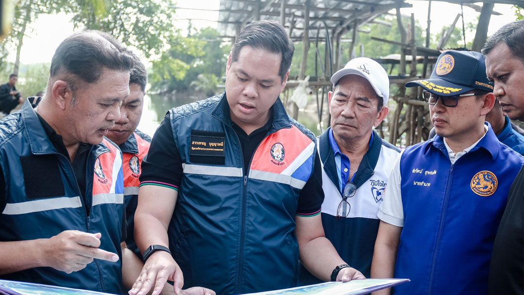 สรรเพชญ ลุยเปิดทางปลายน้ำหาดใหญ่ สั่งเร่งขุดลอกทะเลสาปสงขลา ปากคลอง ร.1–ร.3–อู่ตะเภา